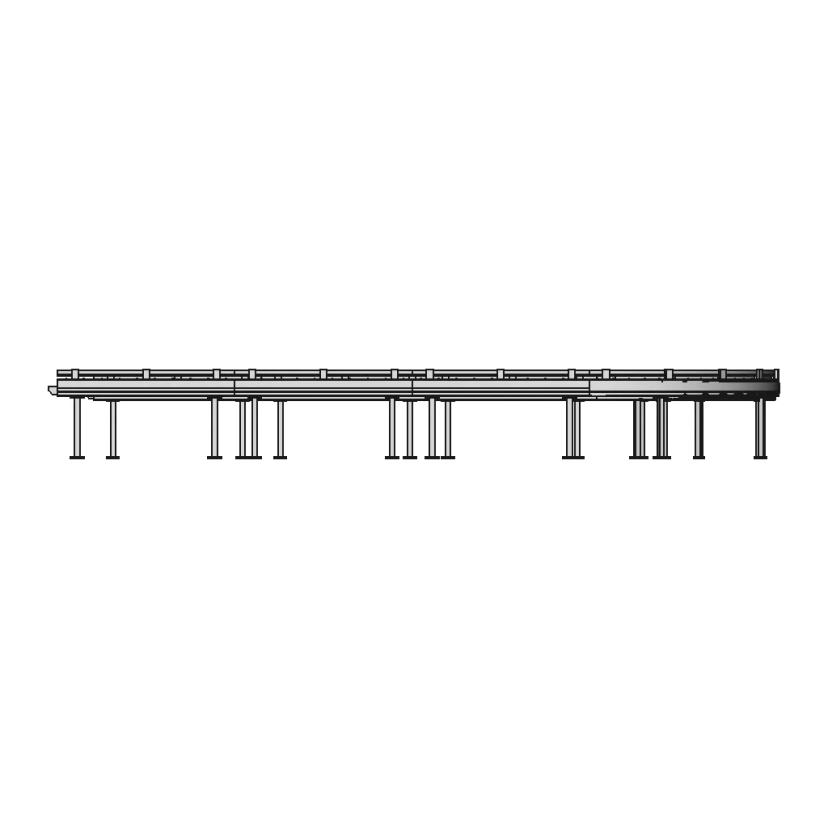 Roller Conveyor Line V2 Rulolu Konveyor Hatti V2 | Industrial CAD Design