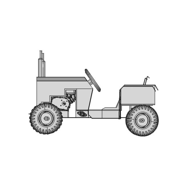 Buggy Tractor 1 | Industrial CAD Design