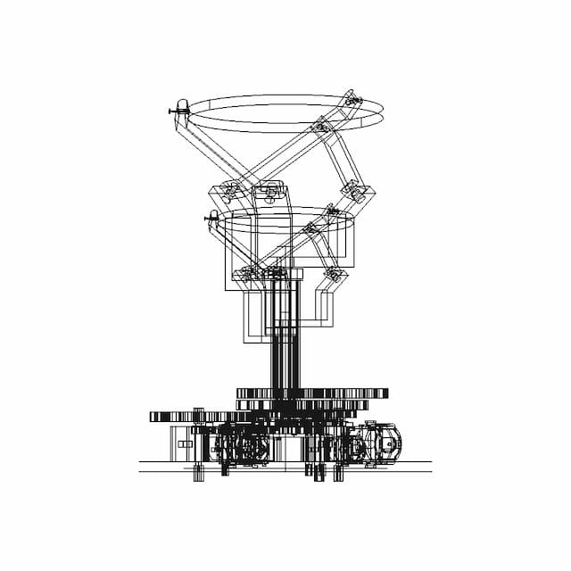 3 Dof Rotational Mechanism With Independent Motor Control | Industrial CAD Design