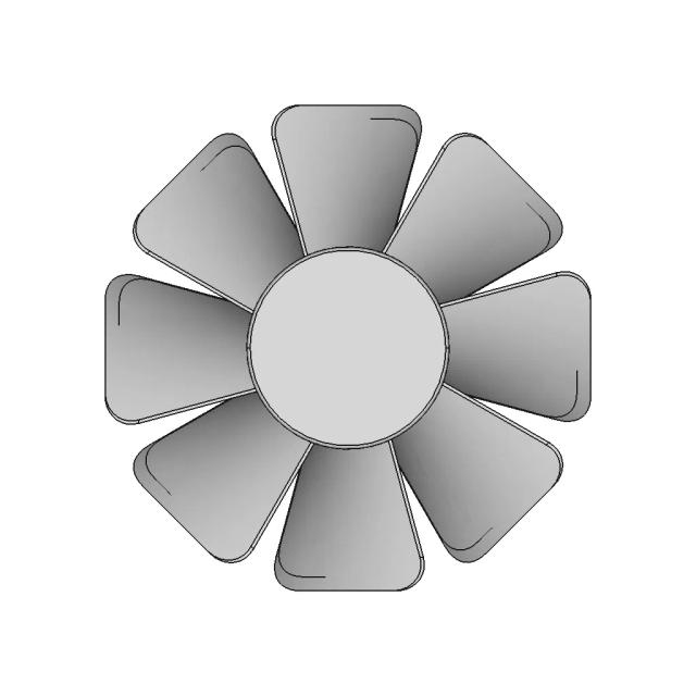Exhaust Fan Propeller 1 | CAD Model for Energy Systems