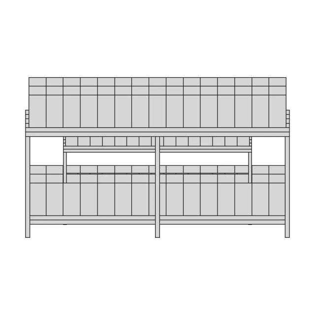 Knockdown Battery Rack 1 | CAD Model for Energy Systems