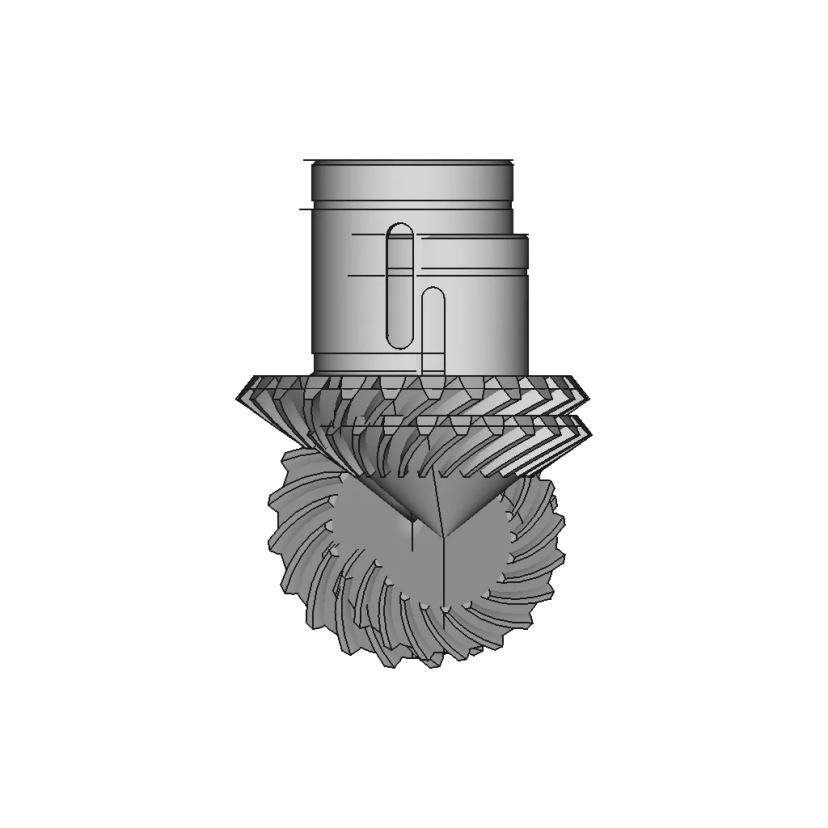 Gear Transmission 12 | Industrial CAD Design