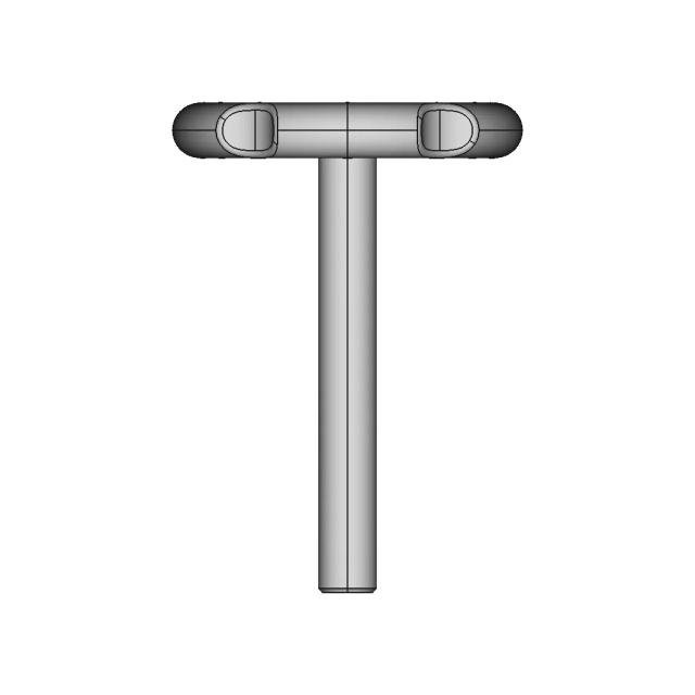 Handwheel With Threaded Shaft 1 | Industrial CAD Design