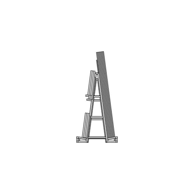 Simple A Frame Stand 1 | Industrial CAD Design
