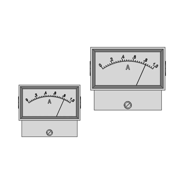 Panel Meter 85C17 0 1000Ma 1 | CAD Model for Energy Systems