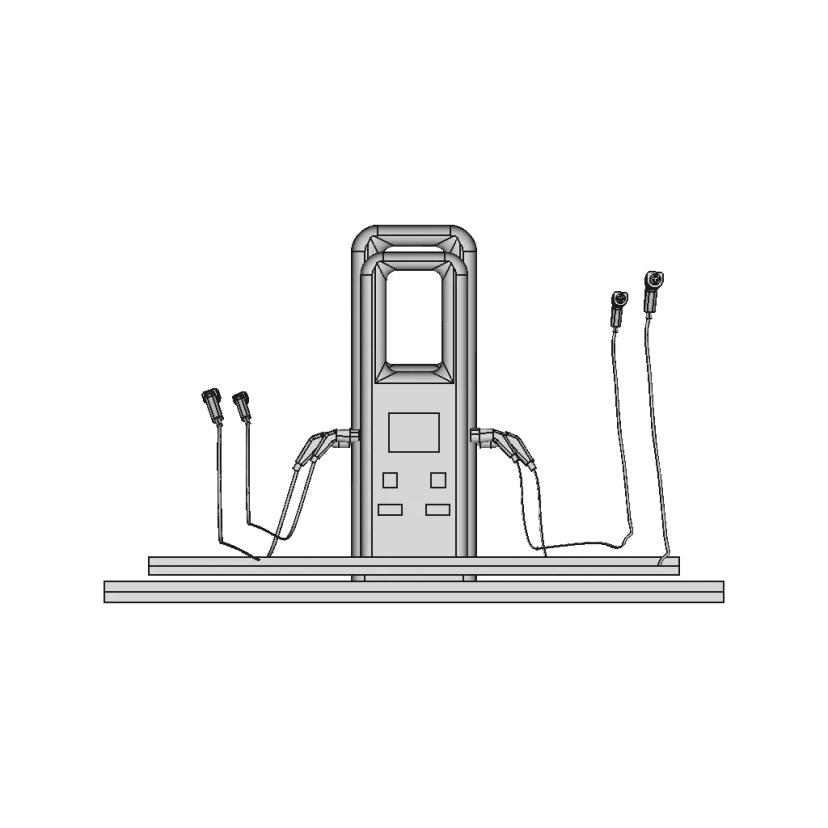 Electric Vehicle Charging Station 2 | CAD Model for Energy Systems