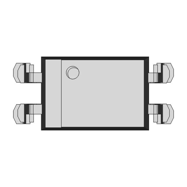 Smt Wide Gullwing Lead Form 1 | CAD Model for Energy Systems