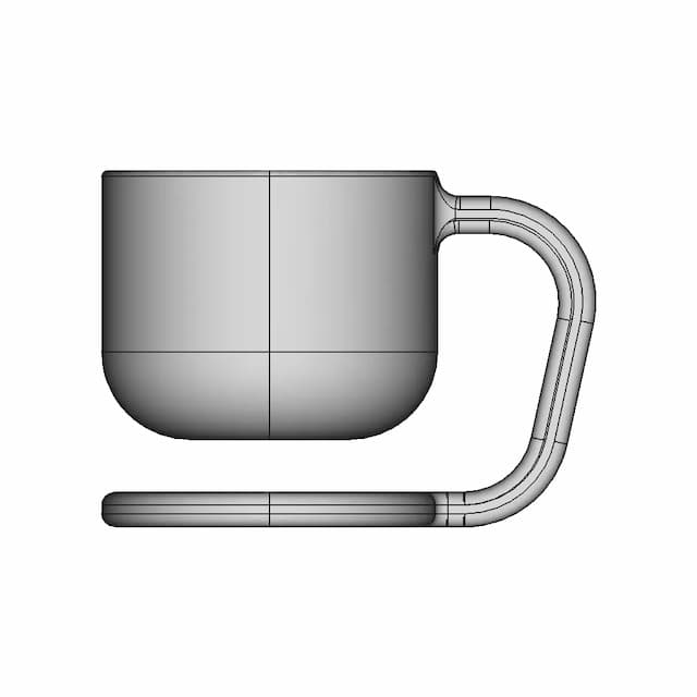 Wood Cup 3 | Industrial CAD Design