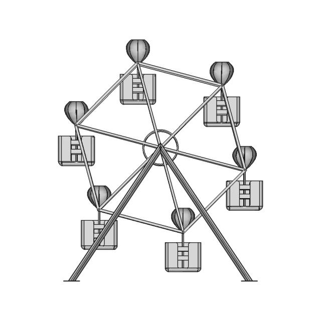 Ferriswhell 1 | Industrial CAD Design