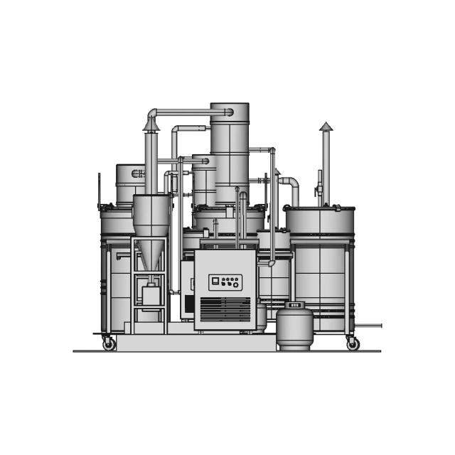 Modular Incenerator 1 | CAD Model for Energy Systems