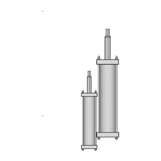 Xi Lanh 140 Hanh Trinh 470 1 | Industrial CAD Design