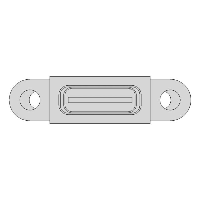 Usb C Socket With Panel Mounting 1 | CAD Model for Energy Systems