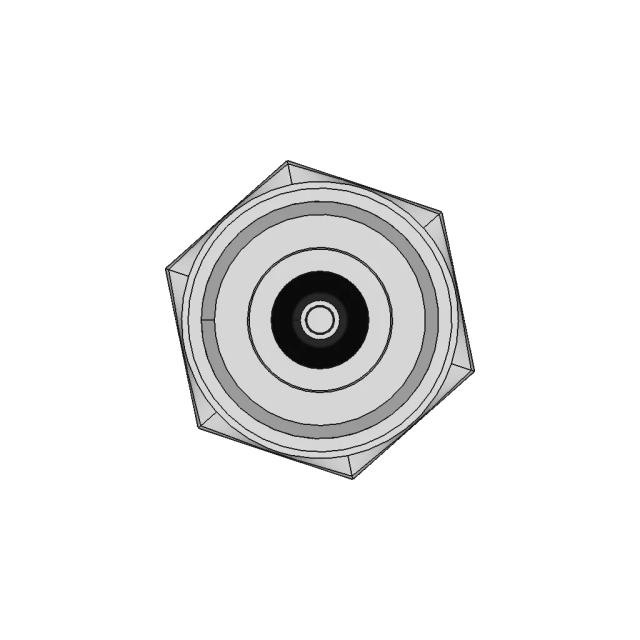 Dc Connector 5 5 X 2 1Mm Panel | CAD Model for Energy Systems