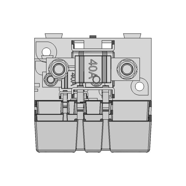Fuseholder Midi With 40A Fuse 1 | CAD Model for Energy Systems