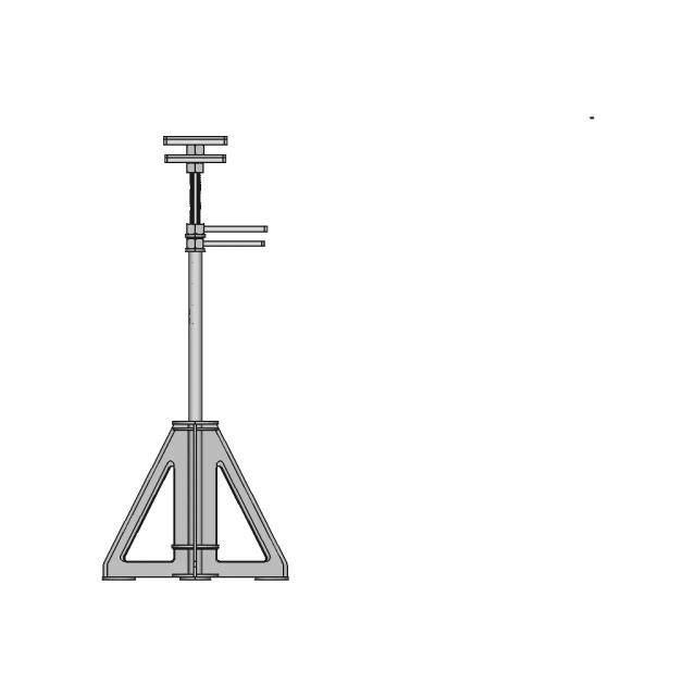 Jack Stand Fixture Weldment Assembly 1 | Industrial CAD Design