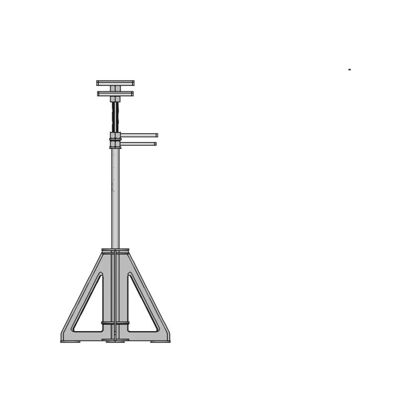 Jack Stand Fixture Weldment Assembly 1 | Industrial CAD Design