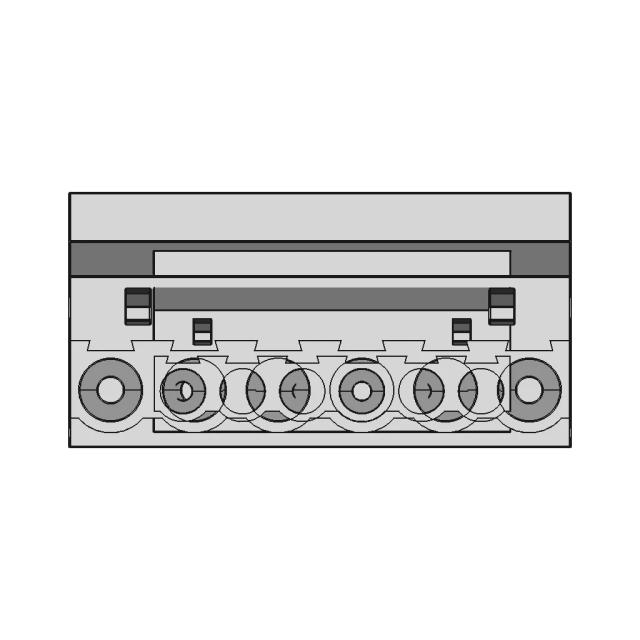Terminal Block Connectors Tbw 5 Np Gn 1 | CAD Model for Energy Systems