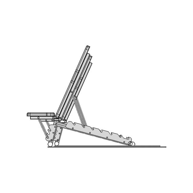 Adjustable Bench Press Sehpasi 1 | Industrial CAD Design