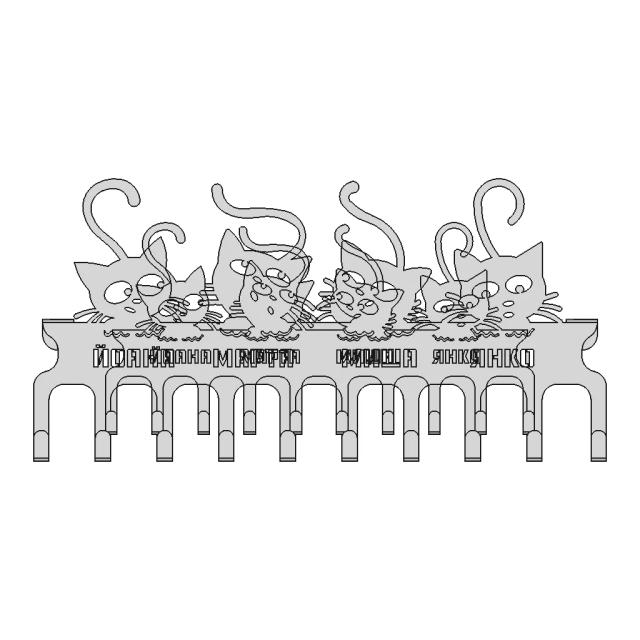 Door Hanger With 10 Hooks And 2 Door | Industrial CAD Design