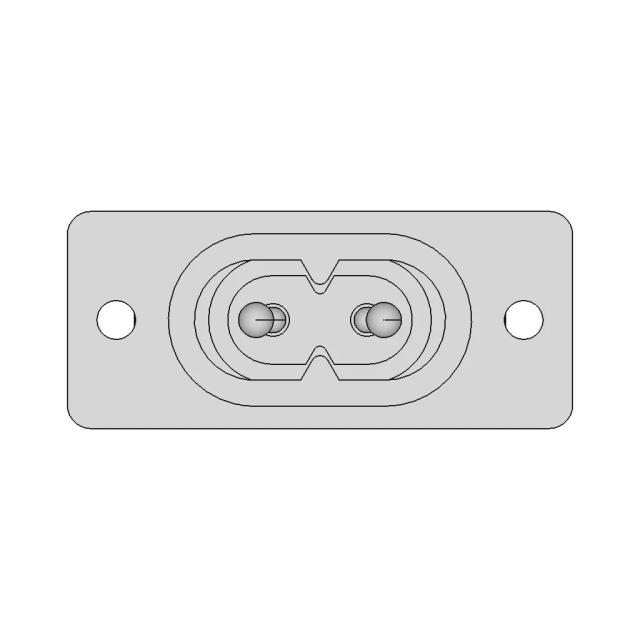 Iec320 C8 Power Inlet 1 | CAD Model for Energy Systems