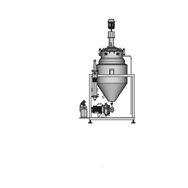 Degradation Vessel With Gear Pump 1 | CAD Model for Energy Systems