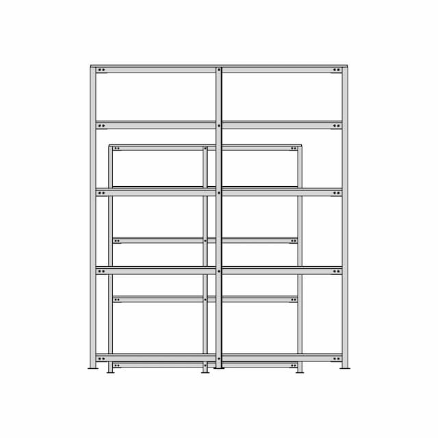 Item Storage Rack Shelf 1 | Industrial CAD Design