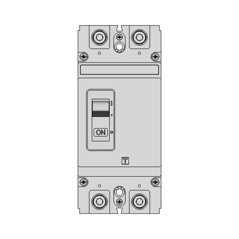 Dc 2P Mccb 160A 1 | CAD Model for Energy Systems