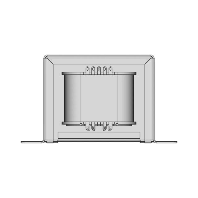 220 V Transformer For Electrical Project With Voltage | CAD Model for Energy Systems