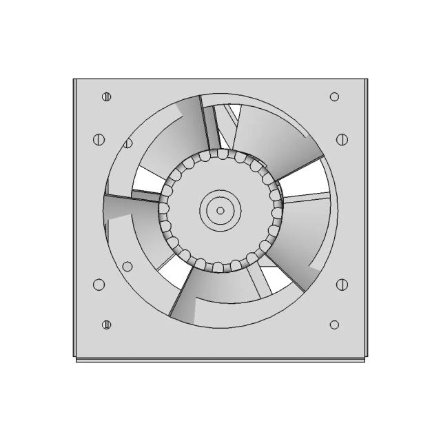 Fan 3212Jn Ebm Papst Plate 1 | CAD Model for Energy Systems