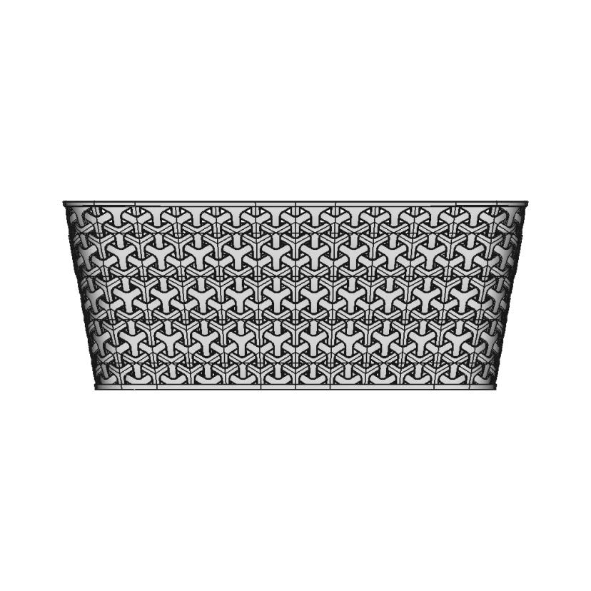 Plastic Basket 32 | Industrial CAD Design