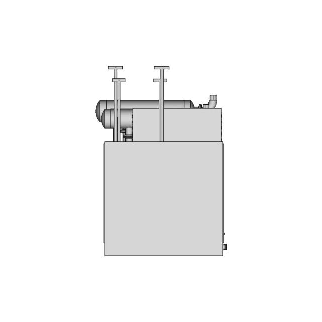 Gas Compressor Unit With Cabine Small 1 | CAD Model for Energy Systems