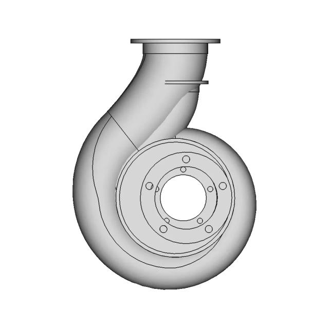 Volute Type Centrifugal Pump 1 | CAD Model for Energy Systems