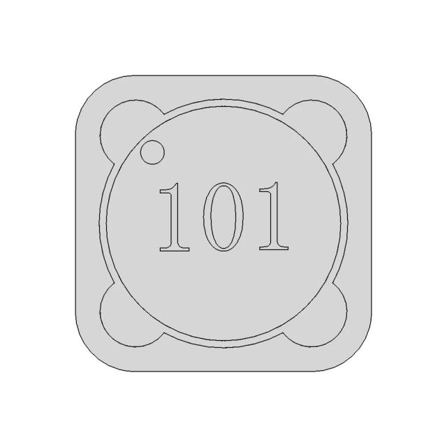 Pdrh125D Smd Common Mode Choke 1 | CAD Model for Energy Systems
