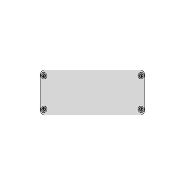Aluminium Extruded Case 120X88X38 Mm With Covers 1 | Industrial CAD Design
