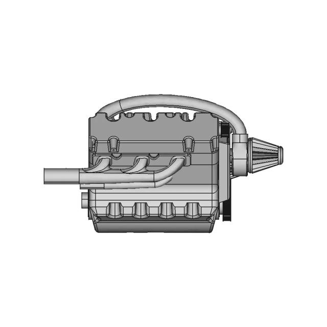 Car Engine 48 | CAD Model for Energy Systems