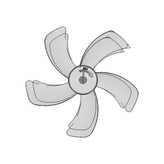 Yelmotor Axial Fan 1 | CAD Model for Energy Systems