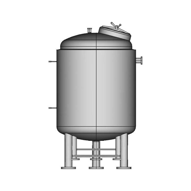 Stainless Steel Storage Tank 1 | CAD Model for Energy Systems