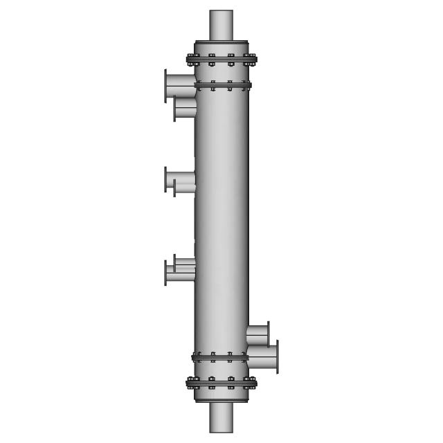 Shell And Tube Heat Exchanger Prototype Design 1 | CAD Model for Energy Systems