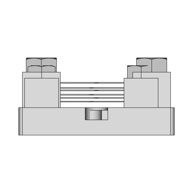 500A 75Mv Shunt Current Sensor 1 | CAD Model for Energy Systems