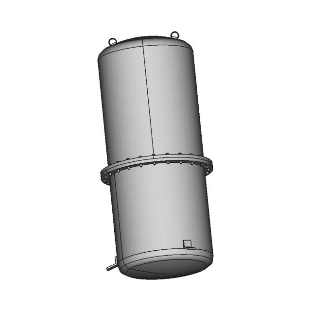 Vacuum Chamber Solidworks Model 1 | Industrial CAD Design