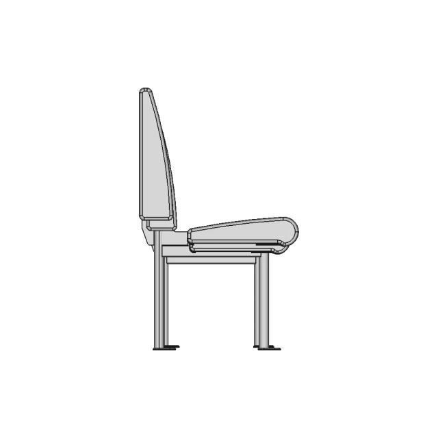 Outdoor Steel Chair 1 | Industrial CAD Design