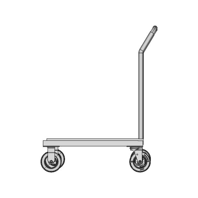 Four Wheel Hand Truck 1 | Industrial CAD Design
