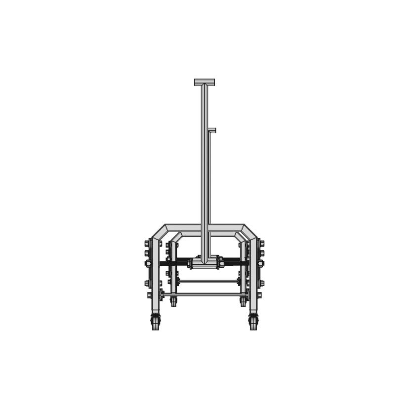 Katlanir Cekme Vagon Folding Pull Wagon 1 | Industrial CAD Design