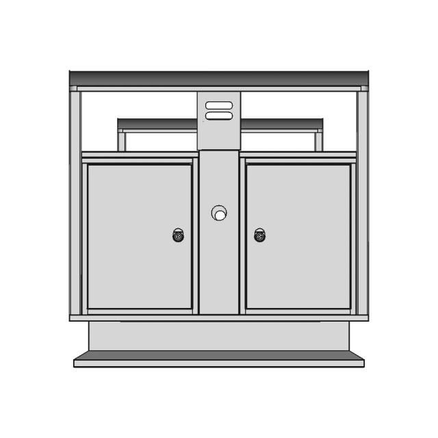 Urban Public Garbage Bins 1 | Industrial CAD Design