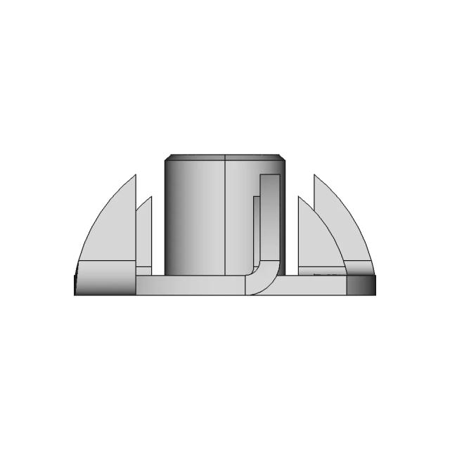 Tee Nut For Wood 1 | Industrial CAD Design