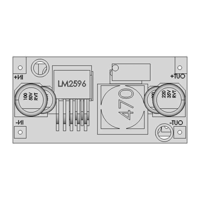Lm2596 Dc Dc Stepdown Voltage Converter 1 | CAD Model for Energy Systems