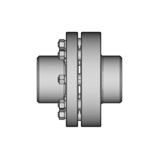 Elastic Sleeve Pin Coupling 6 | CAD Model for Energy Systems