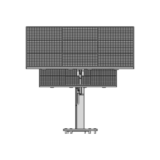Solar Panel With Movable Strut 1 | CAD Model for Energy Systems
