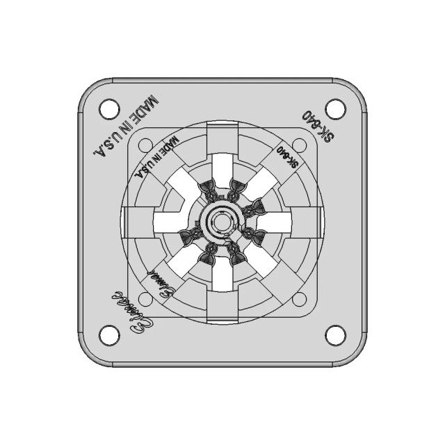 Eimac Sk 640 Socket 1 | CAD Model for Energy Systems
