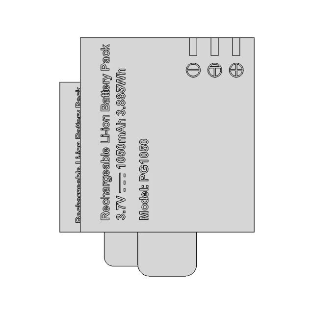 Pg1050 Rechargeable Li Ion Battery Pack 1 | CAD Model for Energy Systems